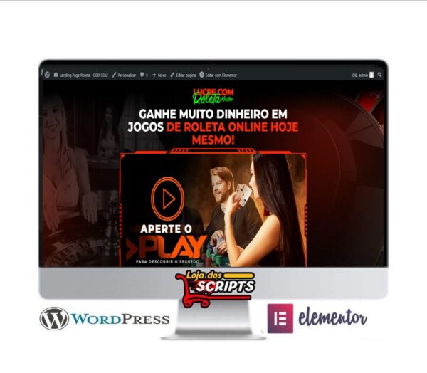Landing Page Roleta - COD-9312